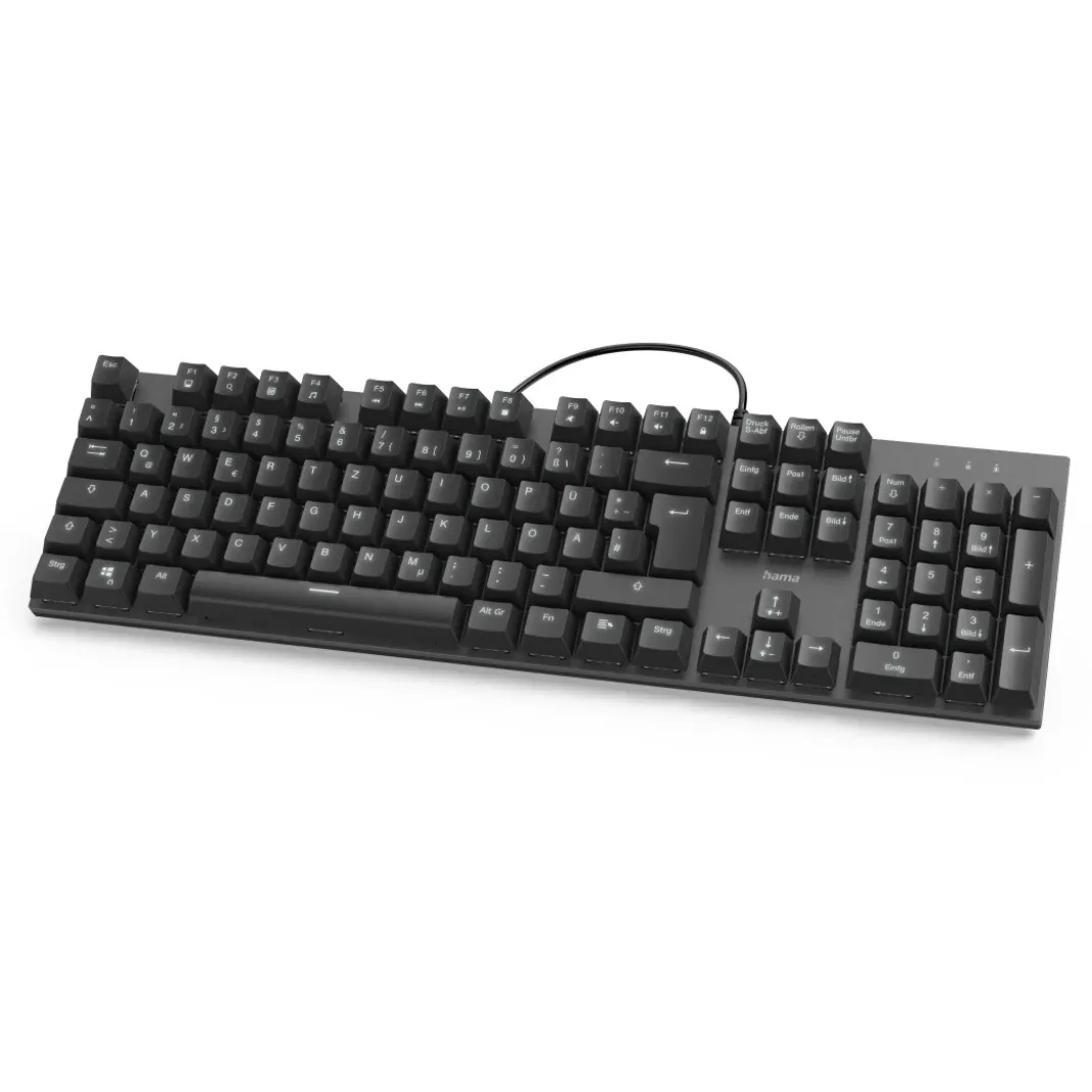 Mechanische Office-Tastatur "MKC-650", extralanges Kabel, Schwarz/Anthrazit