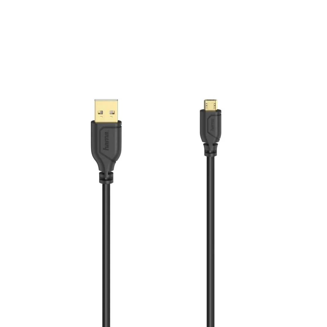 Micro-USB-Kabel "Flexi-Slim", USB 2.0, 480 Mbit/s, 0,75 m