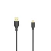 Mini-USB-Kabel "Flexi-Slim", Mini-B5-Stecker, USB 2.0, 480 Mbit/s, 0,75 m