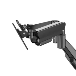 Monitorhalterung, 2 Monitore, Gasfeder, vollbeweglich, 17" - 35", Schwarz