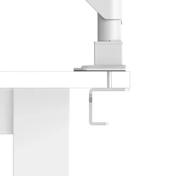 Monitorhalterung, 2 Monitore, Gasfeder, vollbeweglich, 17" - 35", Weiß