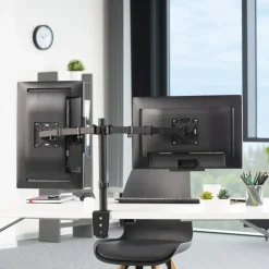 Monitorhalterung, 2 Monitore, höhenverstellbar, schwenk-/neigbar, 13“ - 32