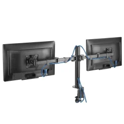 Monitorhalterung, 2 Monitore, höhenverstellbar, schwenk-/neigbar, 13“ - 35