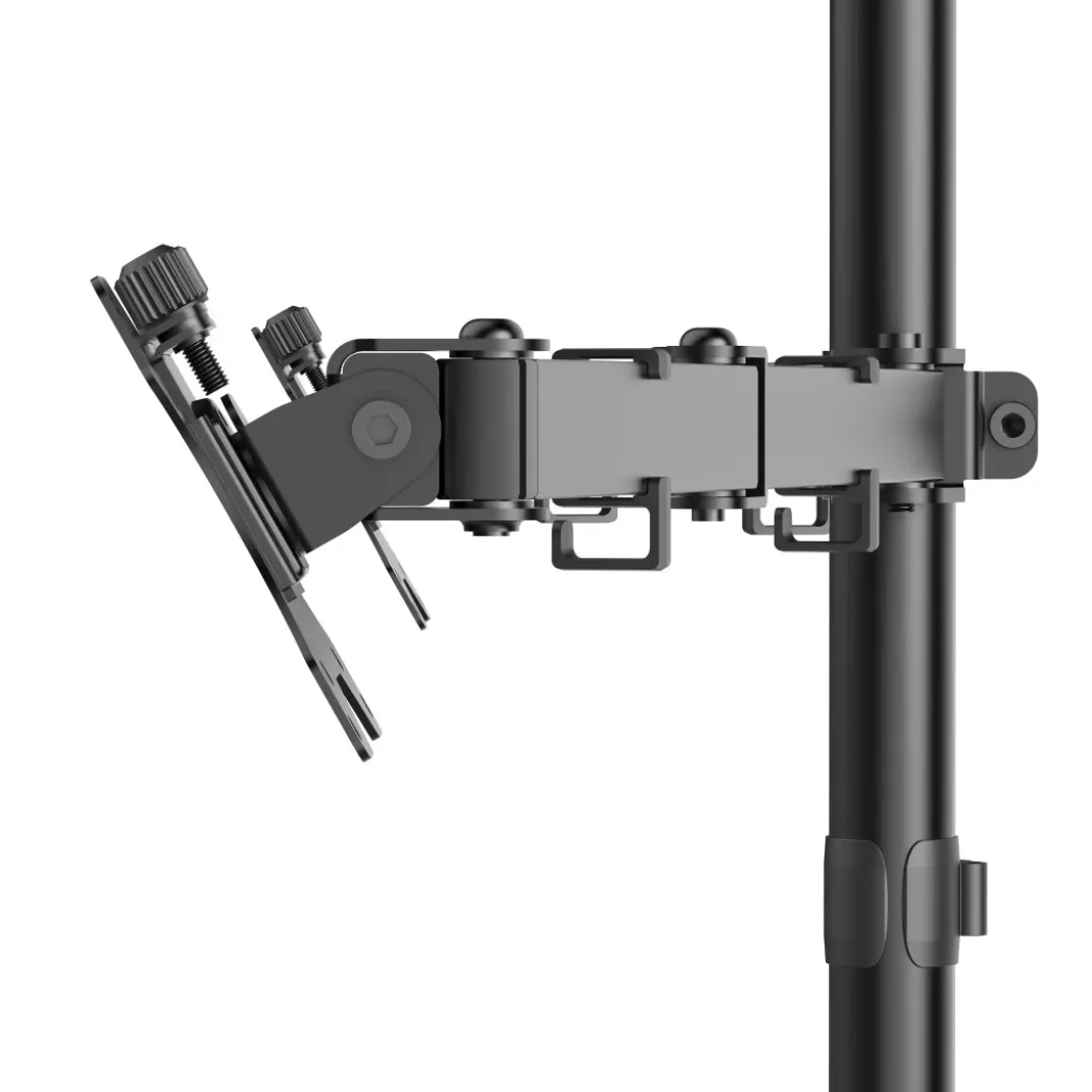 Monitorhalterung, 2 Monitore, höhenverstellbar, schwenk-/neigbar, 13" - 35"