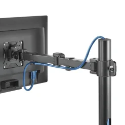 Monitorhalterung, höhenverstellbar, schwenk-/neigbar, ausziehbar, 13