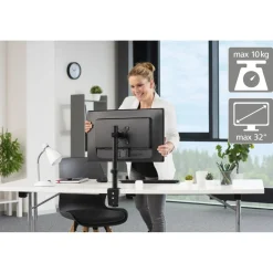 Monitorhalterung, höhenverstellbar, schwenk-/neigbar, 33 - 81 cm (13"-32")