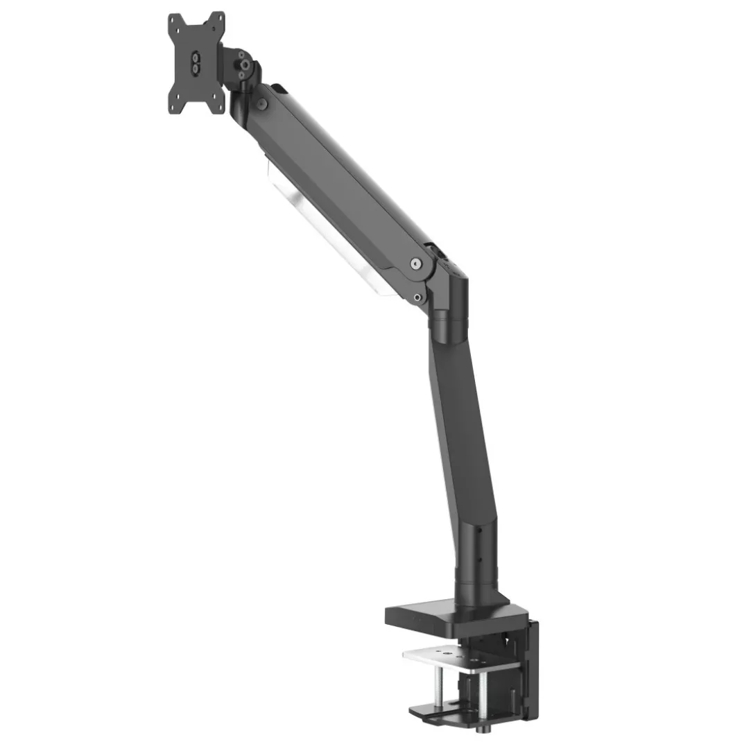 Monitorhalterung, mit Gasfeder höhenverstellbar, schwenk-/neigbar, 13"-35"