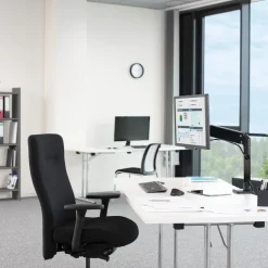 Monitorhalterung, mit Gasfeder höhenverstellbar, schwenk-/neigbar, 13