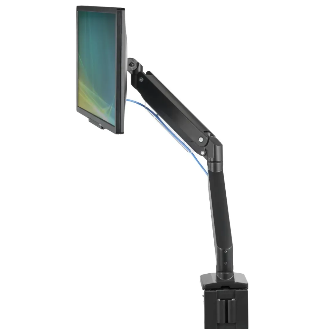 Monitorhalterung, mit Gasfeder höhenverstellbar, schwenk-/neigbar, 13"-35"