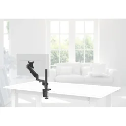 Monitorhalterung, mit Gasfeder höhenverstellbar, schwenk-/neigbar, 13"-35"