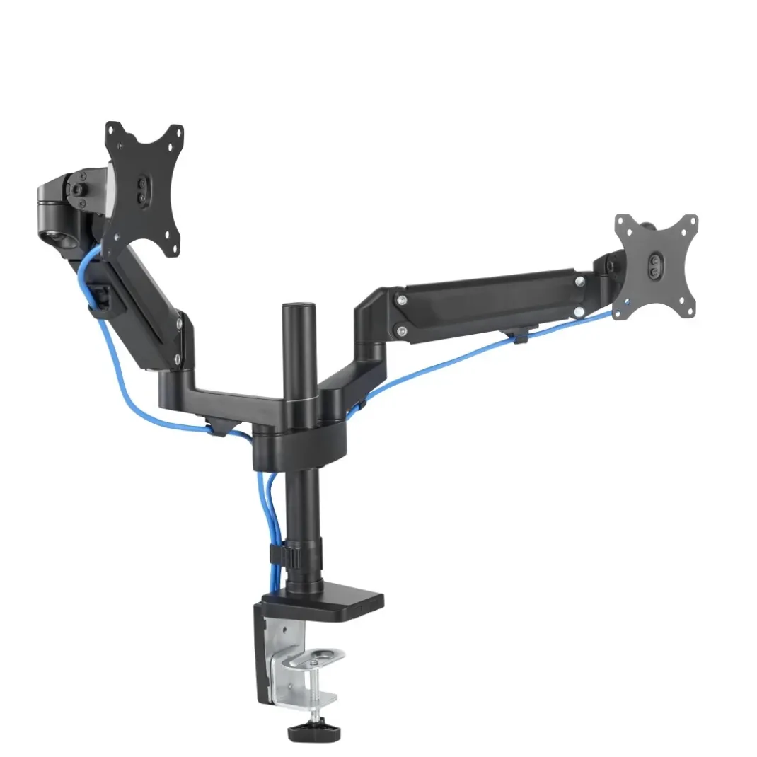 Monitorhalterung, mit Gasfeder höhenverstellbar, schwenk-/neigbar, 13"-32"