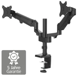Monitorhalterung, mit Gasfeder höhenverstellbar, schwenk-/neigbar, 13