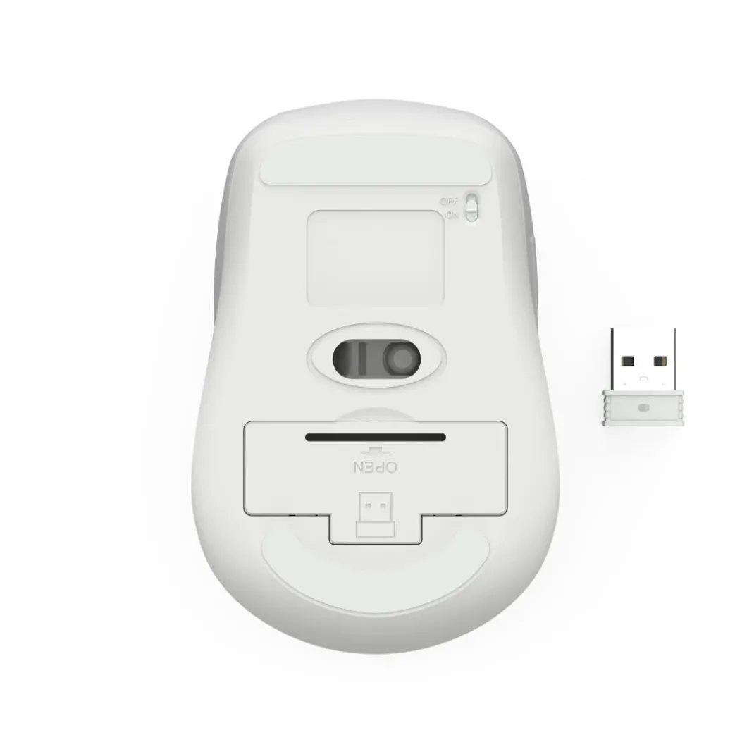 Multi-Device-Maus "WM-450", kabellos, Funk/Bluetooth®, 7 Tasten, Weiß