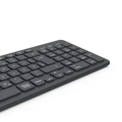 Multi-Device-Tastatur "WK-300", kabellos, Funk/Bluetooth®, Schw., QWERTZ DE