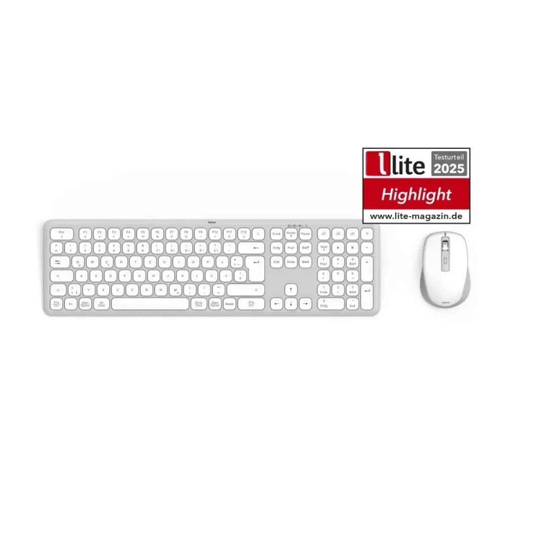 Multi-Device-Tastatur-Maus-Set "WKM-550", kabellos, Funk/BT, WS, QWERTZ DE