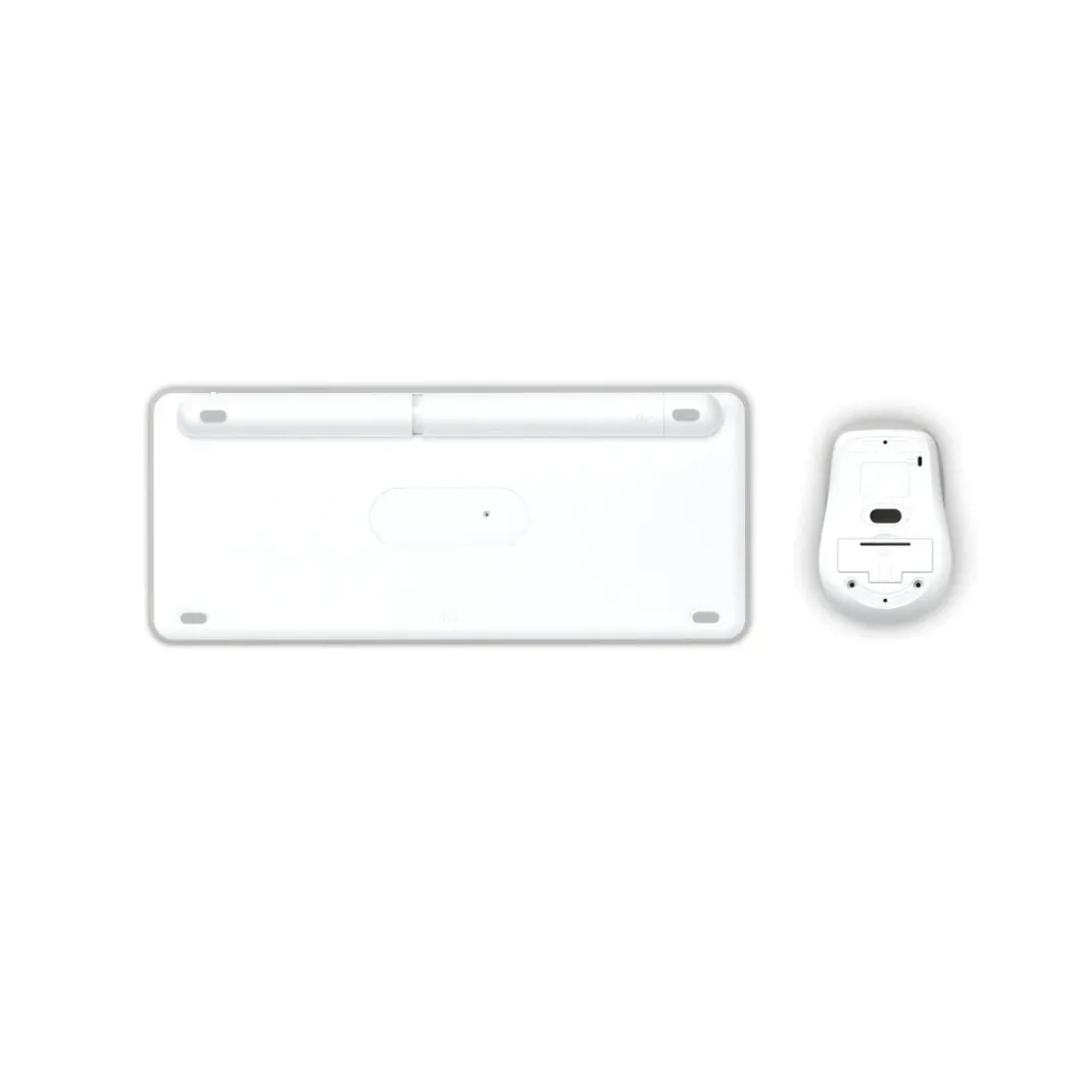 Multi-Device-Tastatur-Maus-Set "WKM-500", kabellos, klein, Weiß, QWERTZ DE
