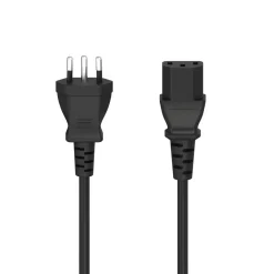 Netzkabel, Schweizer-Stecker - 3-pol.-Kaltgeräte-Zuleitung, 1,8 m
