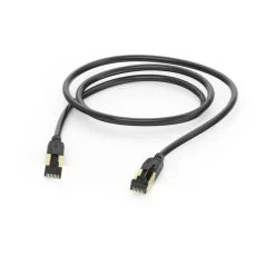 Netzwerkkabel, CAT-8, 40 Gbit/s, S/FTP geschirmt, 1,5 m