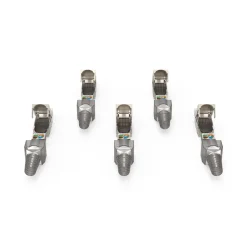 Netzwerkstecker, CAT-6a, 10 Gbit/s, geschirmt, werkzeuglose Montage, 5 St.