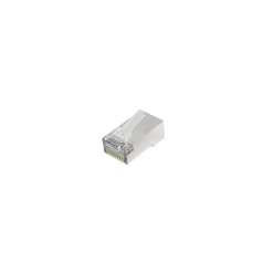 Netzwerkstecker, CAT-6a, 10 Gbit/s, geschirmt, 10 Stück