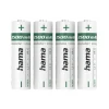 NiMH-Akkus, AA Mignon, 2500 mAh, 1,2 V, 4 Stück