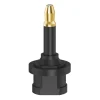 ODT-Adapter, Toslink-Kupplung - optischer 3,5-mm-Stecker, vergoldet