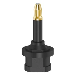 ODT-Adapter, Toslink-Kupplung - optischer 3,5-mm-Stecker, vergoldet