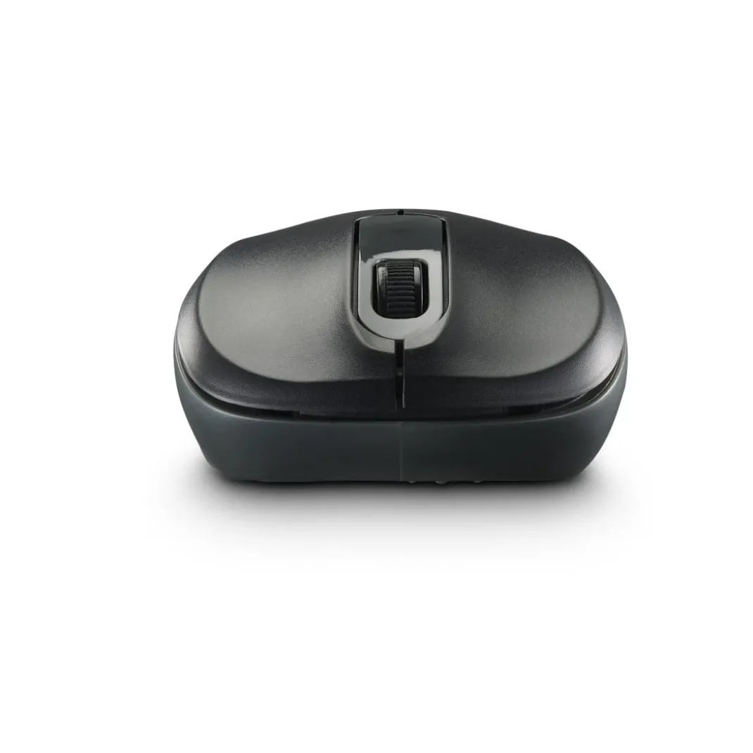 Optische Funkmaus "AMW-200", 3 Tasten, Anthrazit/Schwarz