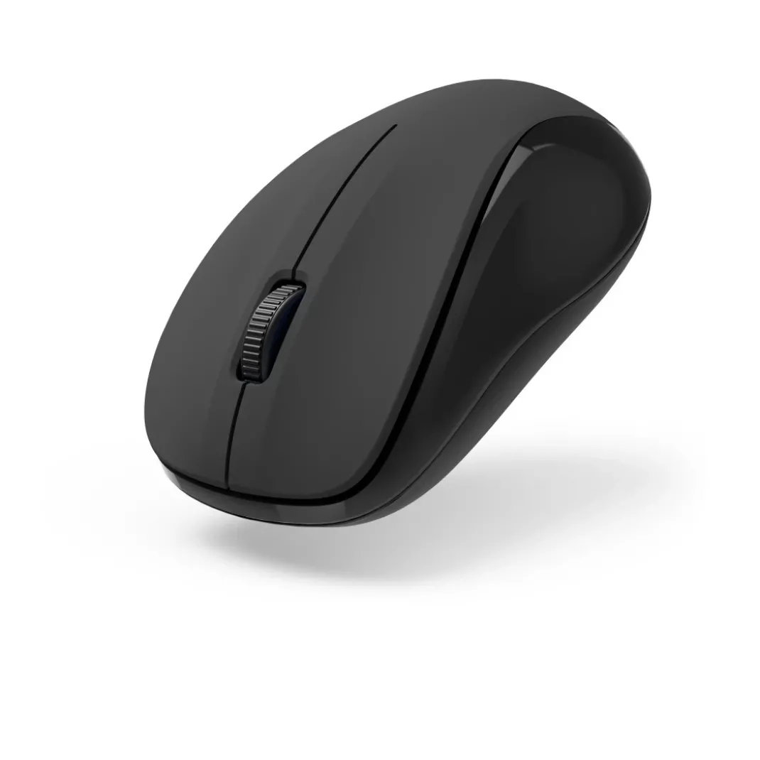 Optische 3-Tasten-Funkmaus "MW-300 V2", geräuschlos, USB-Empfänger, Schwarz