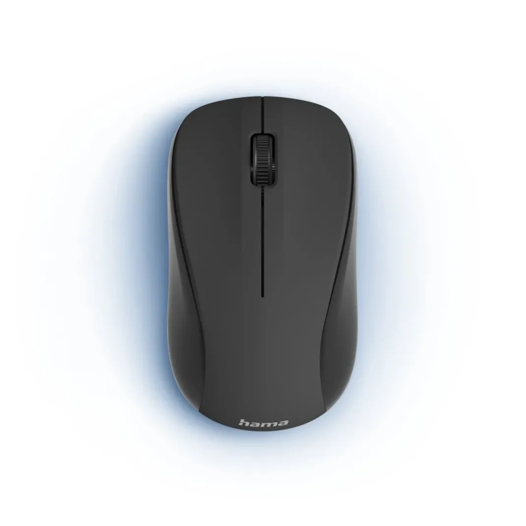 Optische 3-Tasten-Funkmaus "MW-300 V2", geräuschlos, USB-Empfänger, Schwarz