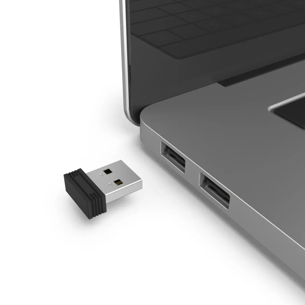 Optische 6-Tasten-Funkmaus "MW-600", Dual-Modus mit USB-C/USB-A, Schwarz