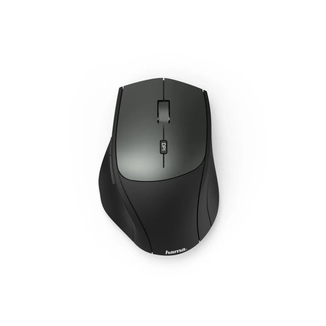 Optische 6-Tasten-Funkmaus "MW-600", Dual-Modus mit USB-C/USB-A, Schwarz