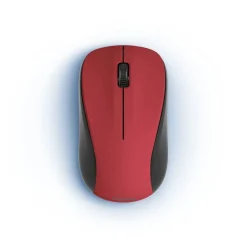 Optische 3-Tasten-Funkmaus "MW-300 V2", geräuschlos, USB-Empfänger, Rot