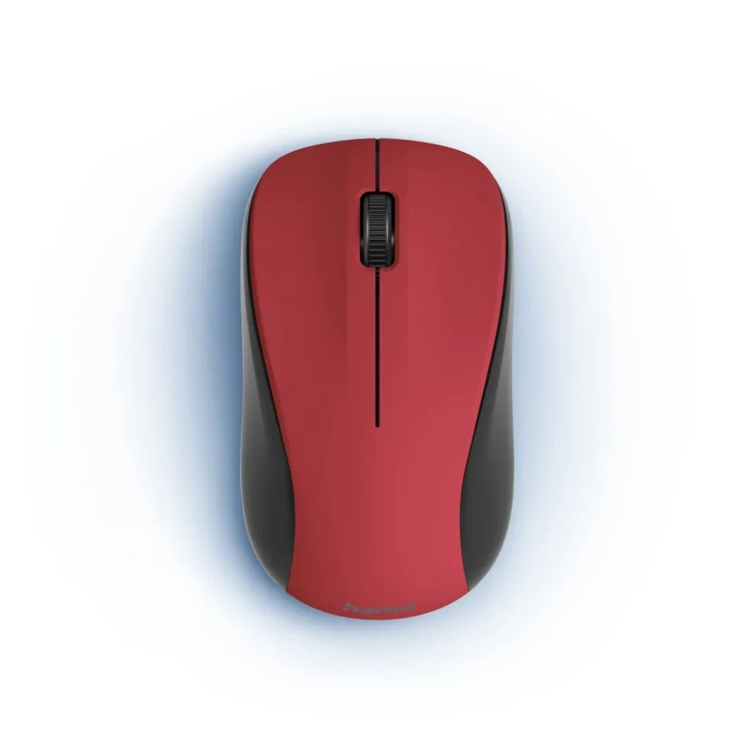Optische 3-Tasten-Funkmaus "MW-300 V2", geräuschlos, USB-Empfänger, Rot