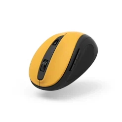 Optische 6-Tasten-Funkmaus "MW-400 V2", ergonomisch, USB-Empf., Signalgelb