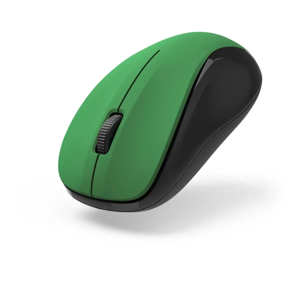 Optische 3-Tasten-Funkmaus "MW-300 V2", geräuschlos, USB-Empfänger, Grün