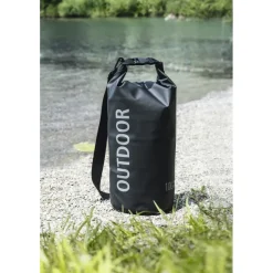 Outdoortasche, wasserdicht, 10 l, Schwarz