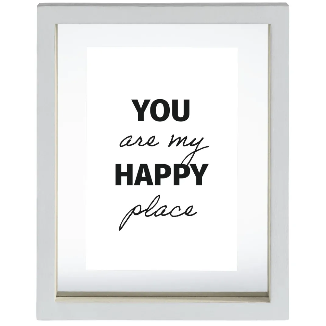 Porträtrahmen "Happy", 10 x 15 cm