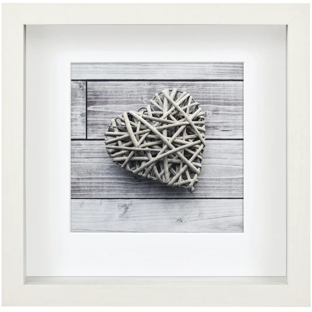 Porträtrahmen "Scala", Weiß, 23 x 23 cm