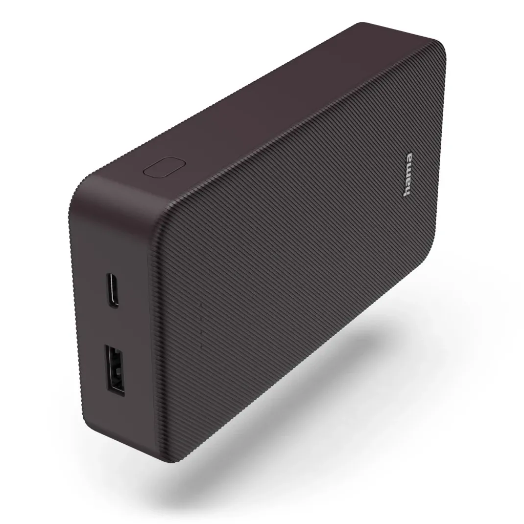 Power Pack "Colour 20", 20000mAh, 2 Ausgänge: USB-C, USB-A, Pflaume