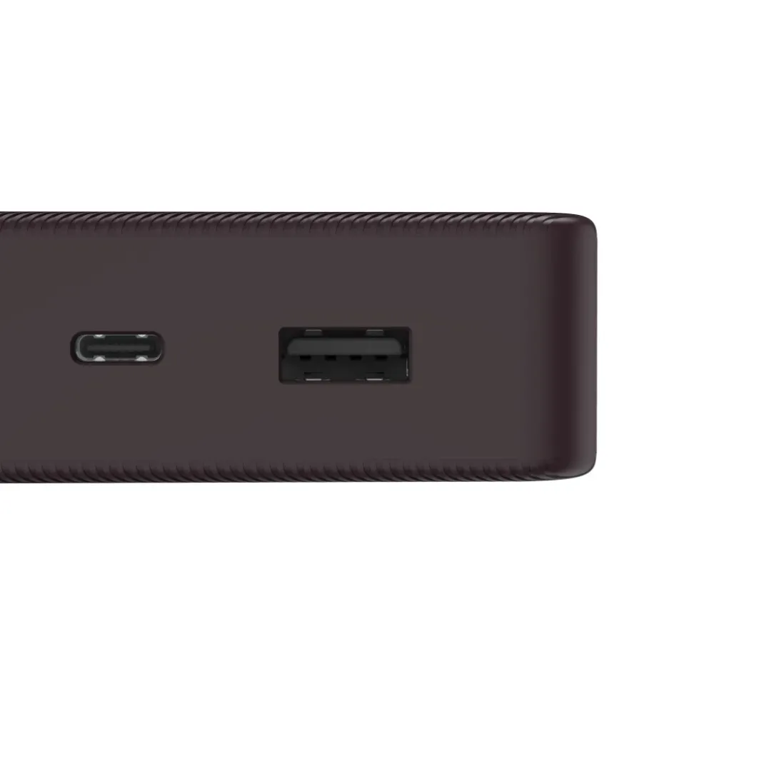 Power Pack "Colour 20", 20000mAh, 2 Ausgänge: USB-C, USB-A, Pflaume