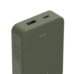 Power Pack "Colour 10", 10000mAh, 2 Ausgänge: USB-C, USB-A, Grün