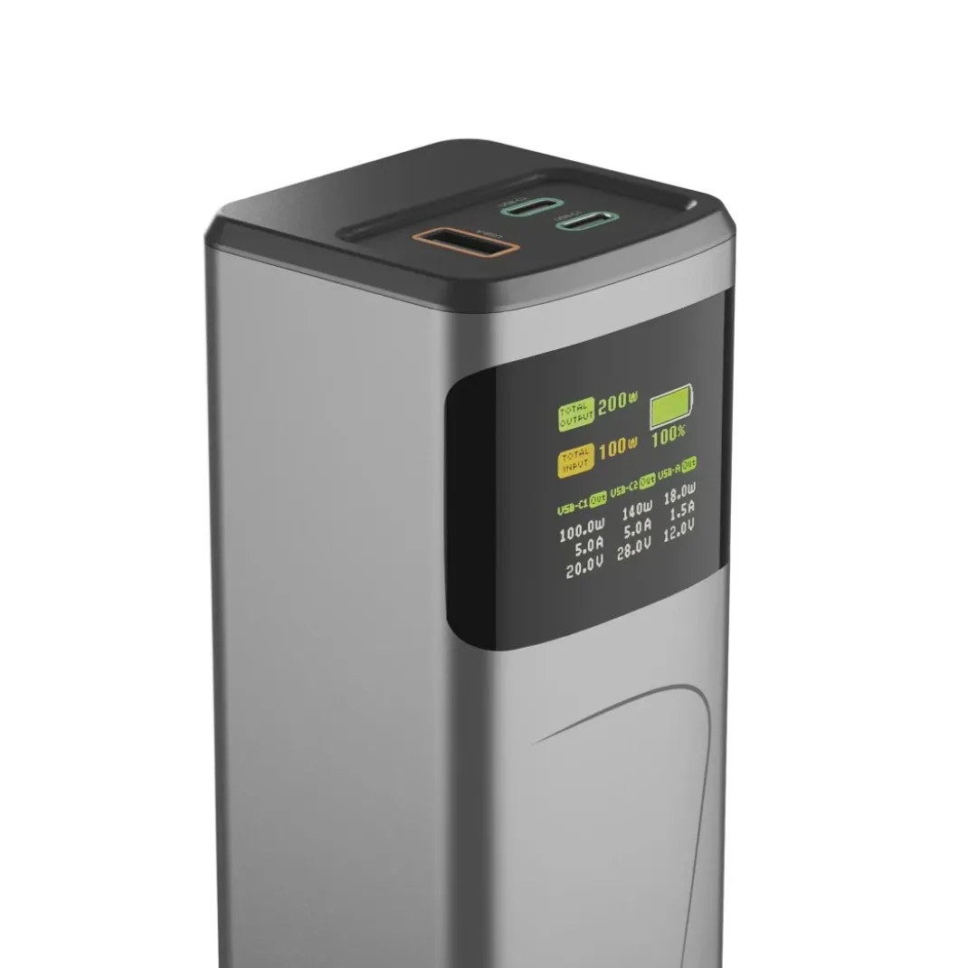 Power Pack "High Power", 200 W, 24000mAh, 2x USB-C, USB-A, Schnellladen