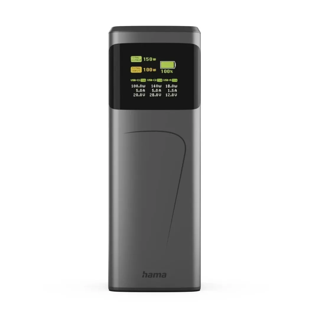 Power Pack "High Power", 150 W, 24000mAh, 2x USB-C, USB-A, Schnellladen