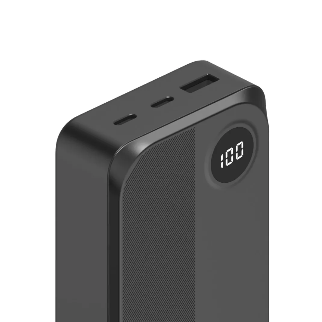 Power Pack, 20000mAh, 3 Ausgänge: 2x USB-C, 1x USB-A, Schwarz