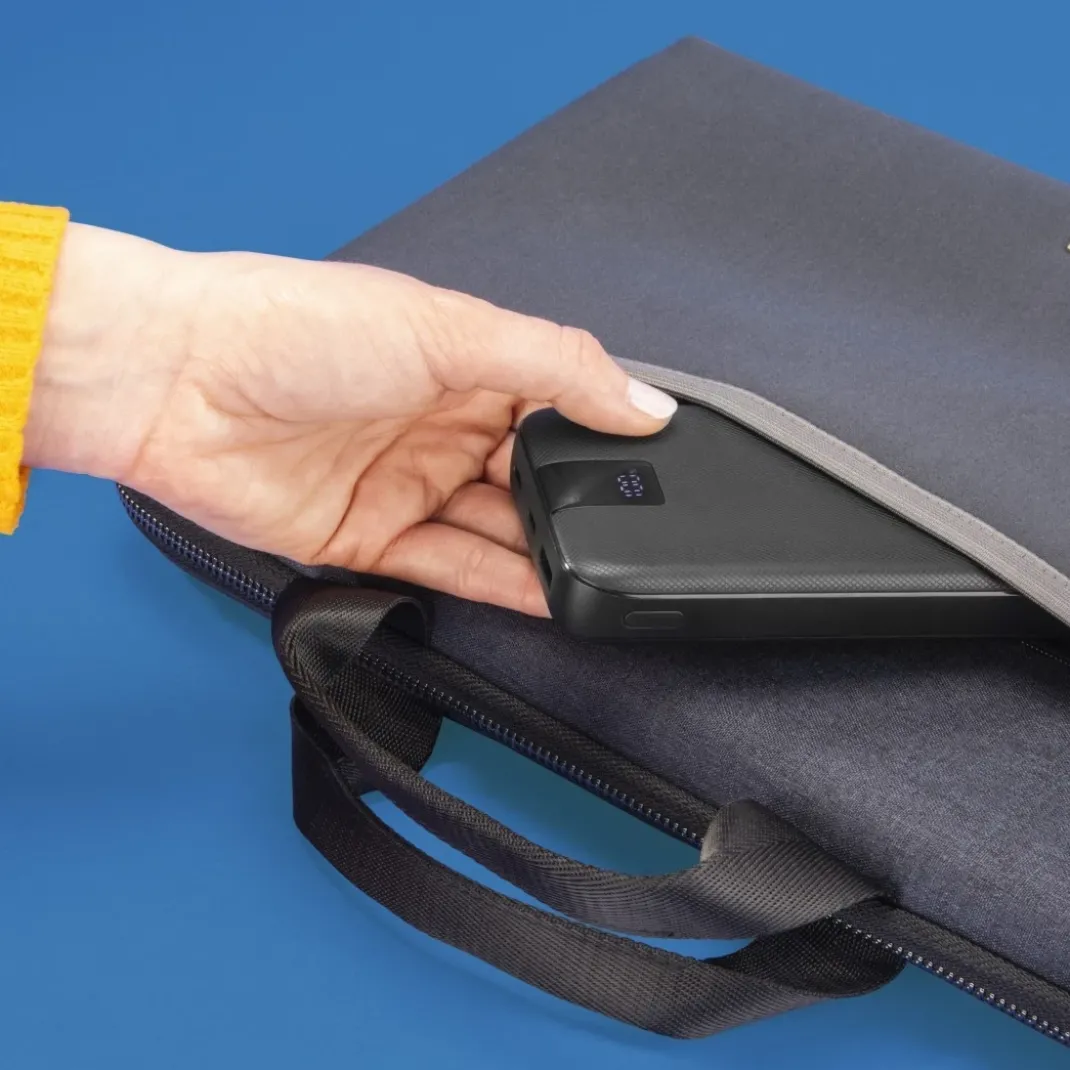 Power Pack "Performance 10", 10000mAh, 3 Ausgänge: USB-C, 2x USB-A, Anthr.