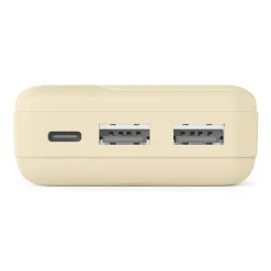 Power Pack "Pocket 10", 10000mAh, Ausgänge: 2x USB-A, Sand