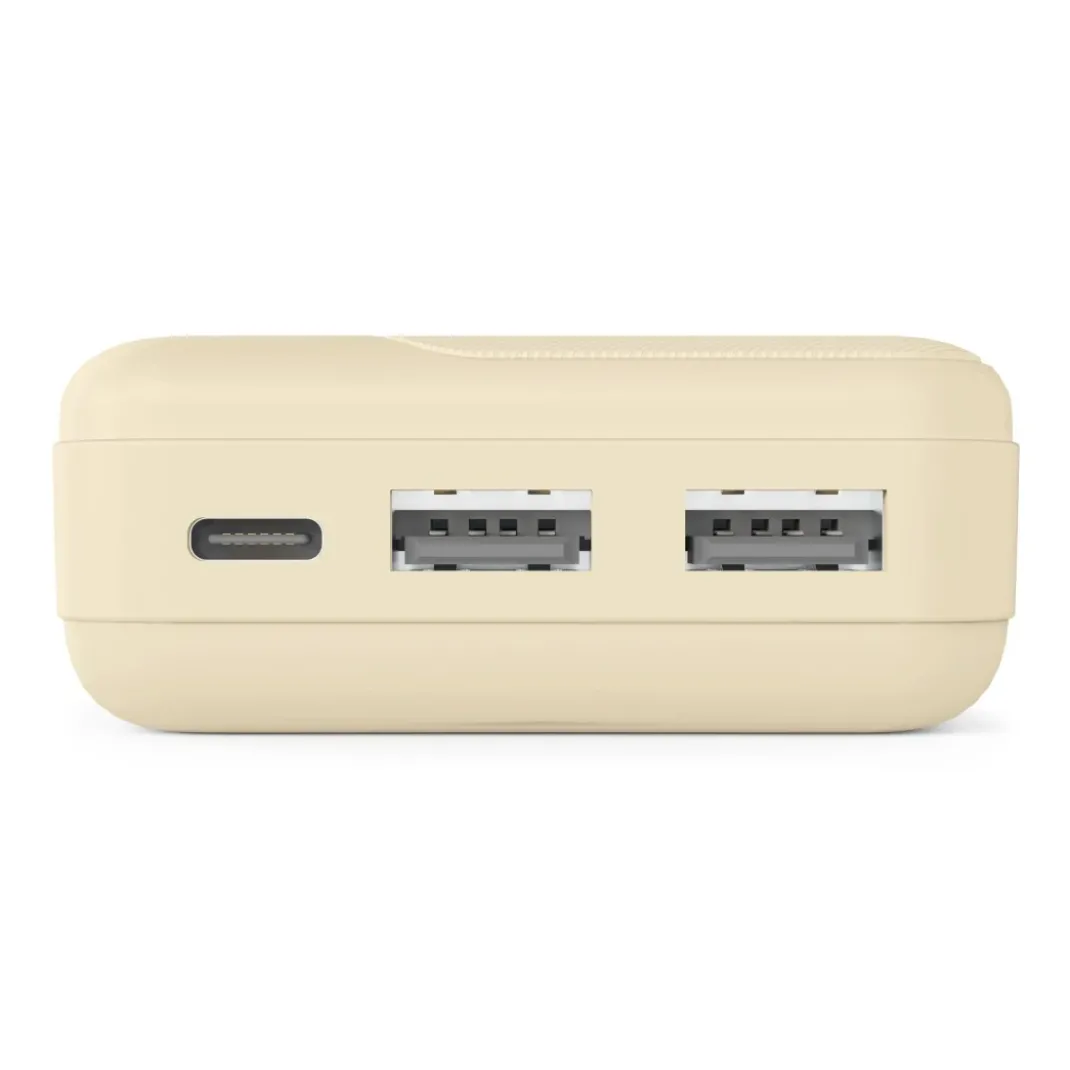 Power Pack "Pocket 10", 10000mAh, Ausgänge: 2x USB-A, Sand