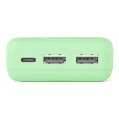 Power Pack "Pocket 10", 10000mAh, Ausgänge: 2x USB-A, Grün