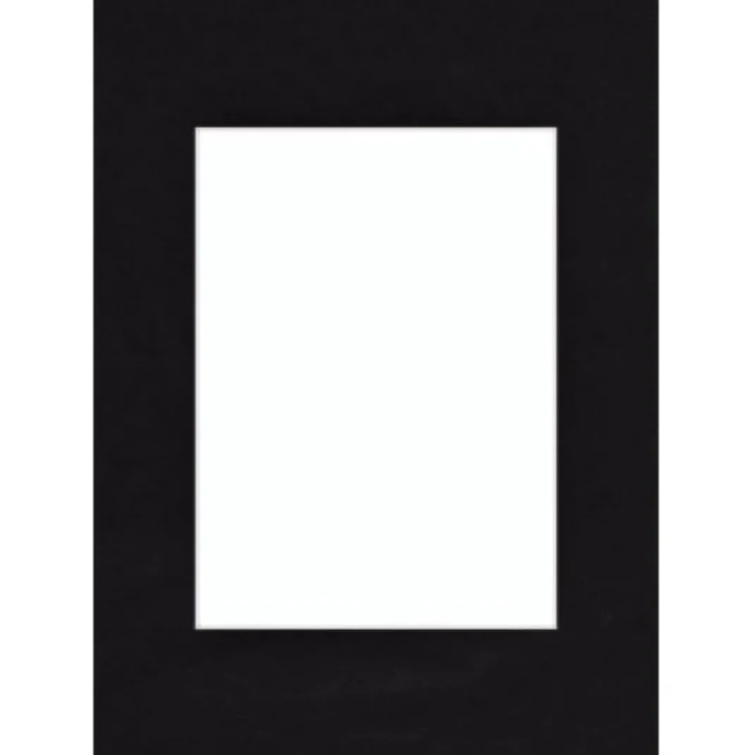 Premium-Passepartout, Tiefschwarz, 30 x 40 cm